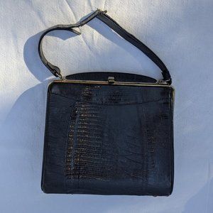 Vintage alligator leather bag